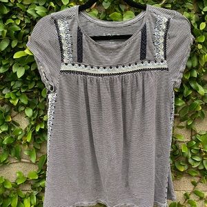 LOFT | XSP Lace Detailed Tee